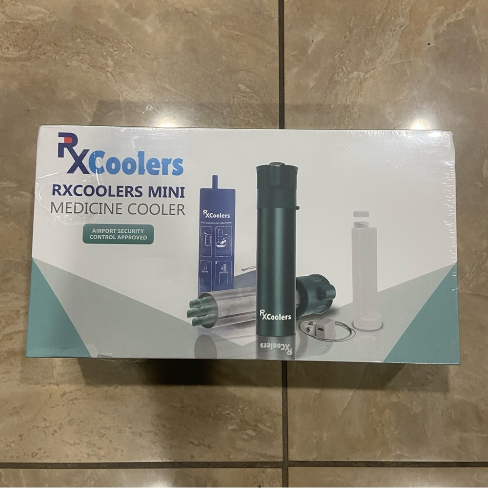RXCooleers Medicine Travel Cooler TSA Approved Cooler USB